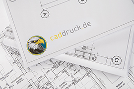 CAD-Plot mit Heftrand (DIN 824-A)