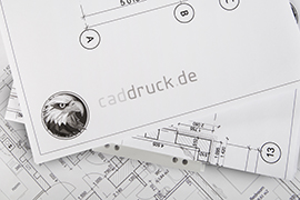 CAD-Plot s/w mit Heftstreifen (DIN 824-B)